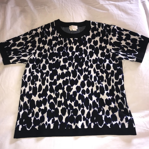 KATE SPADE leopardprint jacquard sweater - Picture 3 of 4
